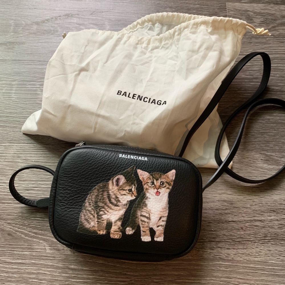 Brand new Balenciaga cat printed bag